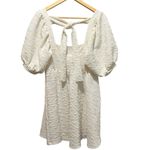 Free People  Violet Mini Ivory Dress Size Small Photo 10