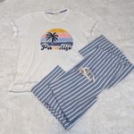 P.J. Salvage  “Paradise” Graphic Tee – Ivory – Size M Photo 5