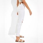 American Eagle  Outfitters white Mom Straight Jeans size 10‎ Photo 2