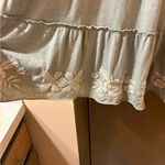 Johnny Was  light green & cream floral embroidered mini dress Photo 3