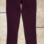 Vuori  Burgundy High Rise Back Pocket Legging Photo 0