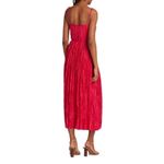 Ulla Johnson  Orla Crinkled Midi Dress – Size 10, Orchid Pink, NWT Photo 1