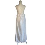 Tularosa  Brier Embroidered Dress in White Small New Womens Maxi Eyelet Long Gown Photo 5