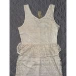 American Eagle  Outfitters A-line Ivory Lace Mini Dress Size 4‎ NWT Photo 1