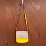 Kate Spade  yellow and gray pebble leather purse‎ OS Photo 2