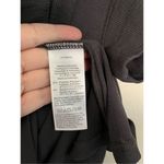 Madewell  Black Ribbed Crew Neck Short Sleeve Top‎ Photo 3