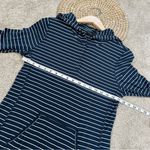 prAna Women’s Sol Protect Hooded Top Shirt Longsleeve Thumb Holes Navy Striped M Photo 11