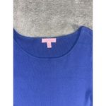 Lilly Pulitzer celene sweater peplum purple/blue medium Viscose Nylon Photo 1