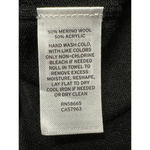 Halogen Pullover Knitted Sweater Long Sleeve V Neck Lightweight Black W XS NWOT Photo 7