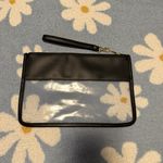 Clear Pouch with Colorful 'SNACKS' Patch Black Photo 1