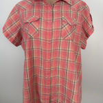 Wrangler Vintage  Pink and Brown Plaid Shirt Photo 0