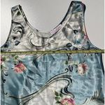 Oscar de la Renta OSCAR De La Women’s Wrap Blouse Brown Sz M Renta Floral Travel Y2K Photo 3