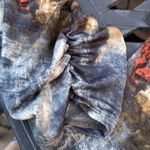 Ariella  Strapless Jumpsuit Abstract Print Ruched Legs Photo 2