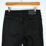 Lucky Brand  Jeans Womens 8/29R (30x32) Black Stevie High Rise Flare Button Fly Photo 3