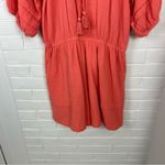 Knox Rose Boho Coral Gauzy Cotton Romper Size L Photo 3