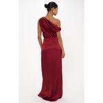 Show Me Your Mumu  Jodie Maxi Dress in Cranberry Luxe Satin S Photo 2