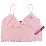 Hot Kiss NWT  size medium adorable soft pink bralette crop top adjustable straps Photo 0