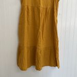 Croft & Barrow  Linen Tiered Sleeveless Swing Sundress Boho Dress Yellow Size M Photo 8