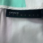 Grace Elements Floral Lined Multicolor Pink Bow Accent Skirt Womens Size 4 Photo 6