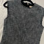 Rebecca Taylor  Gray Slub Suiting Dress Size 6 US $495 Photo 2