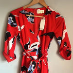 Yumi Kim NEW  Next Door Red Floral Dress Size XS Photo 5