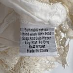 Johnny Was Johnny‎ Was White Lacey Slip Dress Size XS Photo 6