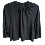 Everlane The Air Poet Tee Long Sleeve Shirt Black Size XSmall Photo 9