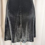 American Vintage 90s Vintage MG Apparel Velvet Scoop Neck Short Sleeve Mini Dress Black Small Photo 6