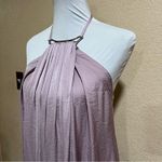 KAUFMANFRANCO Violet Purple Flowy Halter Maxi Dress SMALL Photo 4