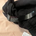 Free People Self Worthy Jumpsuit Black Crinkled Tiered Wide Leg Sleeveless M Photo 9