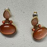 Set of 3 Teal Orange Dangle Earrings Womens Jewelry Pierced Green Photo 4