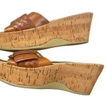 Nike Lab G Series Women's Sandals 8B Brown Woven Strap Slip On Photo 0