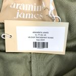 ARAMINTA JAMES Velour Trackiepant Women 10/M Khaki Stylish Travel Loungewear NWT Green Photo 8