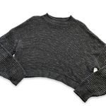 Abound  Nordstrom Crewneck Cropped Sweater Grey Charcoal Heather XL Photo 0