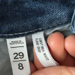 Loft  curvy high waist flare crop womens jeans size 8 raw hem Photo 2