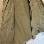 Free People Moonchild Olive Green Jacket 100% Cotton Shacket Size Small Photo 6