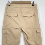 VIP Cargo Wide Leg Khaki Pants Women's Size 9 High Waisted Stretchy Tan Photo 7