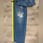 Levi's  Ribcage Straight Ankle Ultra High Rise Medium Wash Destroyed Denim Jeans Photo 6