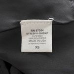 Krisa New Pleated Mock Neck Keyhole Back Long Sleeve Blouse Black Size XS Photo 15