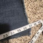 Wrangler  Boot Cut Jeans‎ Frayed Hem Dark Wash Denim Junior Size 11/12x32 Photo 5
