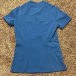 FIGS Siaya Capri Blue V Neck Scrub Top XXS Photo 7