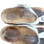 Birkenstock  Gizeh Silver Metallic Sandals Sz 7 Photo 3