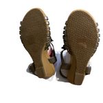 Patrizia Luca Silver and Black Sandals with Chic Design Size 6 Photo 1