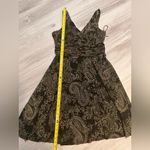 R&K originals Elegant‎ Black Paisley Dress Size 16 Photo 6