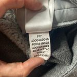 The North Face  Gray Teddy Zip Up Jacket with High Collar Size Small Photo 5