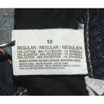 Nine West Denim Blue Jeans Size 10 W30 Straight Leg Embroidered Bling Boot Photo 8