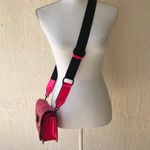 Betsey Johnson Neon Pink Flap Crossbody purse handbag Photo 3