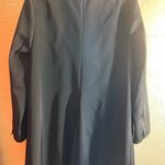 Anne Klein Black and White Trench Coat with Wide Collar Photo 9