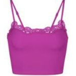 SKIMS NWT  FITS EVERYBODY LACE CAMI LOLLIPOP SZ 3X Photo 0