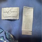 Emma James by Liz Claiborne Blue Paisley Sleeveless dress Size 14 Photo 2